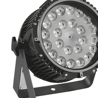 Projecteur PAR LED 250W 24x10W RGBW 4-en-1 DMX512 Noir Mat en Aluminium Moulé sous Pression Dimmable AC100-240V pour Scène