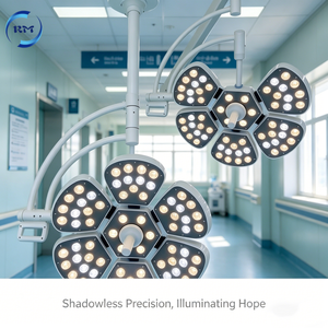 Lámpara LED sin Sombra de Alta Temperatura de Color Ajustable para Cirugías Hospitalarias, Clínicas Dentales y Hospitales Veterinarios - Product Image 1