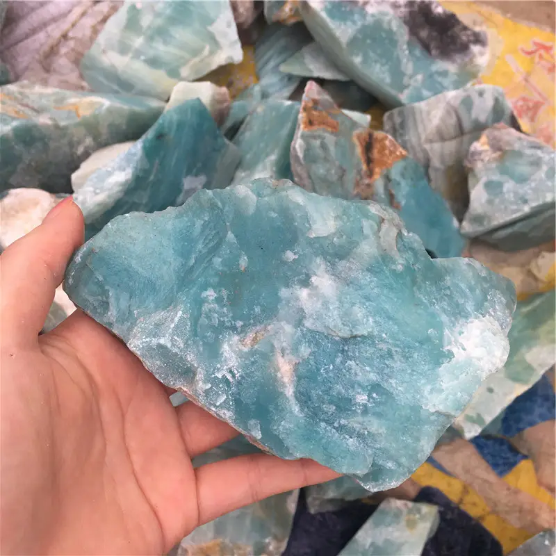 Оптовая продажа, полированный кристалл, необработанный камень фэн-шуй, кристалл, необработанный камень, Синий Ларимар, необработанный минеральный камень, кристалл любви