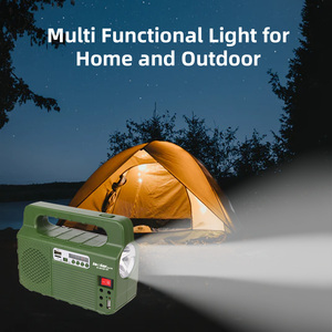 Kit solaire portable professionnel pour le camping avec panneau solaire, chargeur, lumière, radio, boîte de réseau, système d'énergie de stockage domestique - Product Image 5