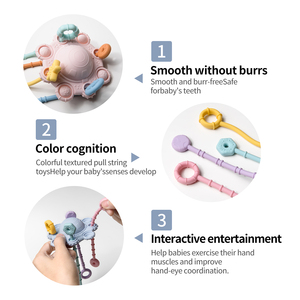 6 <span class=keywords><strong>mois</strong></span> bébé jouets pour filles bébé jouets <span class=keywords><strong>hochet</strong></span> dentition bio Silicone peluche bébé produits nouveau-né cadeau ensemble unisexe <span class=keywords><strong>1</strong></span> Pc - Product Image 6
