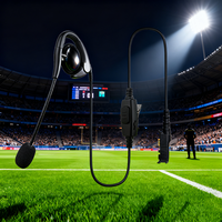 Earphone Musik Berkabel In-Ear dengan Antarmuka 3.5mm Portabel, Peredam Kebisingan, Mikrofon Terintegrasi untuk Keamanan Tersembunyi
