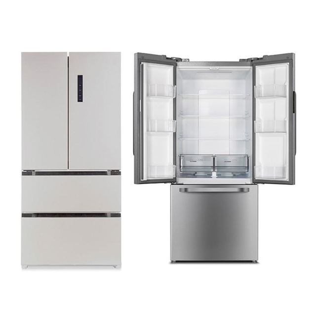 448L Stainless Steel Fridge with TV Screen and Touchscreen Household Use SAA ROHS Certified Smart Frost-Free App-Controlled