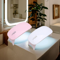 Lampe à ongles UV LED mini portable professionnelle avec câble USB pour usage domestique et en salon, durcissement automatique, longueurs d'onde 365/405 nm pour vernis à ongles en gel