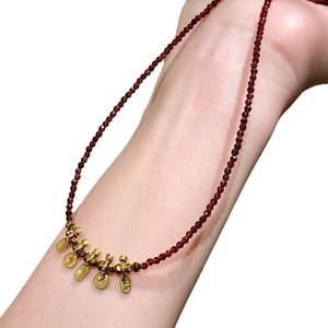 Collier en perles de cristal pour femme, bijoux vintage automne-hiver, design élégant et minimaliste, pièce maîtresse tendance - Product Image 4