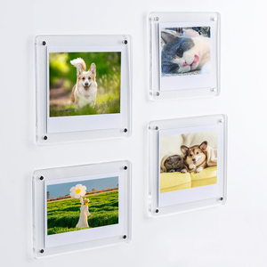 Tùy Chỉnh Kích Thước Hai Mặt Rõ Ràng Acrylic Khung Ảnh Cho Tủ Lạnh Chất Lượng Cao Khung Ảnh Tủ Lạnh Từ Nam Châm Tủ Lạnh - Product Image 1