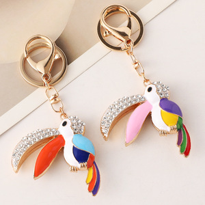 <span class=keywords><strong>2025</strong></span> mới nhất đầy màu sắc Men chim vẹt xe Móc Chìa Khóa Bling Rhinestone Toucan quyến rũ <span class=keywords><strong>Keychain</strong></span> - Product Image 2