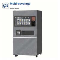 Distributeur automatique intelligent tout-en-un JK89 pour café froid, thé et soda, écran tactile 32 pouces, IoT, pour appartement, bureau, salle de sport, paiement par carte et QR