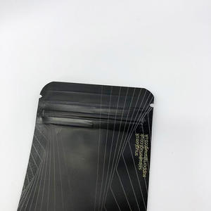 Bolsa de Polietileno Negra Mate con Cierre de Seguridad, Reutilizable, con Muesca de Apertura y Sellado Térmico, Personalizable con Logotipo, para Frutos Secos, Frutas y Productos Deshidratados - Product Image 2