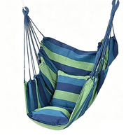 Fauteuil suspendu en toile, hamac portable, chaise suspendue pour intérieur, extérieur, dortoir, chambre, patio, jardin, siège de camping