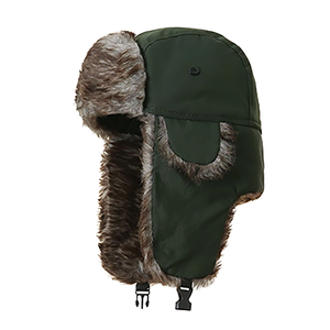 Chapeau thermique d'hiver Protection des oreilles <span class=keywords><strong>Bonnet</strong></span> résistant à l'eau Chapeau de soldat <span class=keywords><strong>russe</strong></span> en fausse fourrure - Product Image 5