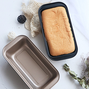 Moule à gâteau et à pain carré en acier au carbone, résistant à la chaleur du four, 2 pièces, pour cuisine personnalisée - Product Image 3