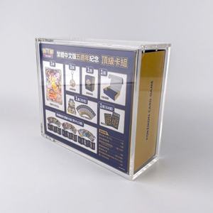 Modern Foldable Eco-Friendly Acrylic <b>Display</b> Case for Chinese 5th Anniversary Collection <b>Box</b> - Product Image 2