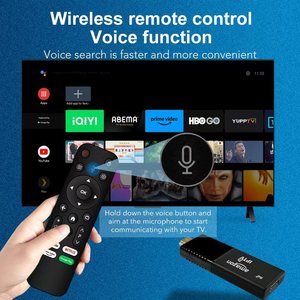 TV Stick TV Box Fire Stick Nuevo Allwinner H313 Android 13 4K Quad Core 5G WiFi Doble Banda Control Remoto por Voz Bluetooth - Product Image 3