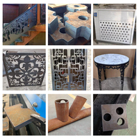 Máquina de corte por plasma CNC de chapa Tipo de mesa 1325 1530 Máquina de corte por plasma CNC para decoración de PUERTAS DE METAL