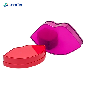 Özel Tasarım Çevre Dostu Dudak Şeklinde <span class=keywords><strong>Metal</strong></span> Ambalaj, Makyaj Malzemeleri, Hediyelik Eşyalar ve El Yapımı Ürünler için Teneke Kutu - Product Image 3