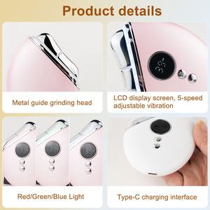 Massaggiatore Vibrante per Viso e Collo con Batteria Ricaricabile USB Integrata, Design Portatile per Massaggio Cutaneo - Product Image 2