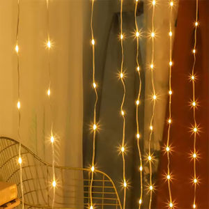 3 м светодиодный занавес IP44 стиль Струны для Рождества Хэллоуин Валентина пасхальные праздники 6 В рождественские занавески гирлянда - Product Image 6