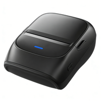 Imprimante thermique portable SHUNQI 50 mm, imprimante thermique sans fil USB-C Bluetooth, imprimante de reçus et d'étiquettes, mini imprimante mobile
