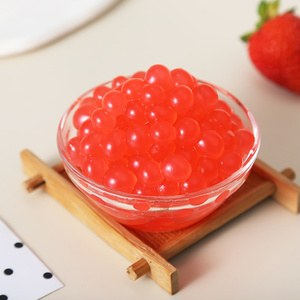 Trà sữa trân châu popping boba vị dâu không đường, nhiều vị, đóng gói 1KG, sản xuất năm <span class=keywords><strong>2025</strong></span> - Product Image 3