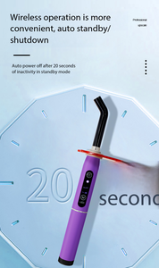 Lámpara de Fotocurado Dental LED, Dispositivo de Fotocurado de Resina Oral, Multicolor Opcional, Recargable y de Doble Uso (Enchufable), Alta Potencia - Product Image 3