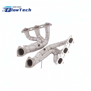 ท่อไอเสีย FlowTec T304 สแตนเลสสตีลแบบตรงความยาวเท่ากัน พร้อมแผ่นกันความร้อน สำหรับ Porsche 991.1 991.2 GT3 3.8L 4.0L - Product Image 5