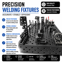 Fixations de serrage réglables pour table de soudage 3D, Gabarits modulaires pour l'assemblage et le soudage de structures en acier