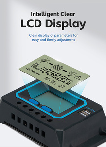 कुंगफ सौर चार्ज नियंत्रक 60a <span class=keywords><strong>pwm</strong></span> सौर चार्ज नियंत्रक, 12v/<span class=keywords><strong>24v</strong></span>/48v/48v/48v नियंत्रक सौर ऊर्जा प्रणालियों के लिए उच्च कुशल - Product Image 2