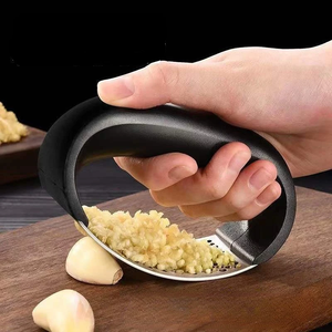 Stainless Steel Garlic Press Crusher Manual Garlic Mincer Chopping Garlic Tool Fruit Vegetable Tools <b>Kitchen</b> Accessories Gadget - Product Image 1