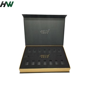 Hotsale Luxury Custom <b>Magnetic</b> Book <b>Box</b> with Embossing Matt Lamination & UV Coating for Cosmetic & Perfume Packaging - Product Image 1