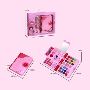 Enfants <span class=keywords><strong>fille</strong></span> princesse <span class=keywords><strong>maquillage</strong></span> boîte cosmétiques fard à paupières spectacle vernis à ongles simulation ensemble <span class=keywords><strong>coffret</strong></span> cadeau transfrontalier - Product Image 4
