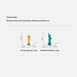 Nouveau modèle de trophée de football Hercules Cup, accessoires de décoration DIY, <span class=keywords><strong>mini</strong></span> ornement de bureau - Product Image 6