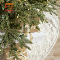 Sapin de Noël géant de 10 pieds pré-éclairé par LED, ignifuge en PE, pour la décoration des centres commerciaux et des hôtels (qualité commerciale)