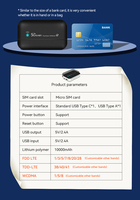 Mifis Unlocked Router Wi-fi, 4G Mobile 150Mbps Slot Usb Hotspot Nirkabel 4G Lte WIFI Modem Router dengan Slot Kartu Sim