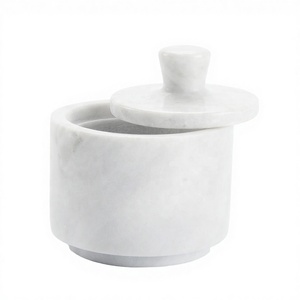 Ensemble <span class=keywords><strong>de</strong></span> salières et poivrières en marbre, outils pour herbes et épices, pot à <span class=keywords><strong>sel</strong></span> avec couvercle, boîte blanche ou boîte colorée, pot à épices, toutes saisons, 200 ensembles - Product Image 1