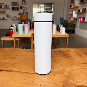Custom Vacuum Insulated <b>Flask</b> <b>Drink</b> Bottle Intelligent LED Temperature Display Stainless Steel Smart Water Bottles - Product Image 2
