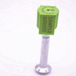 Sceau de sécurité ferroviaire en acier galvanisé à faible teneur en carbone certifié <span class=keywords><strong>ISO</strong></span> <span class=keywords><strong>17712</strong></span>, diamètre 8 mm, pour la douane et la sécurité - Product Image 4