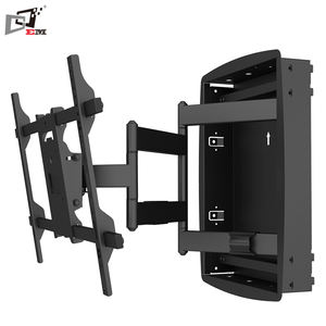 Jianhao كامل الحركة تصغير قطب التلفزيون جدار جبل راحة في الجدار مع 16 بوصة الخشب مسمار مراكز مادة الصلب - Product Image 6