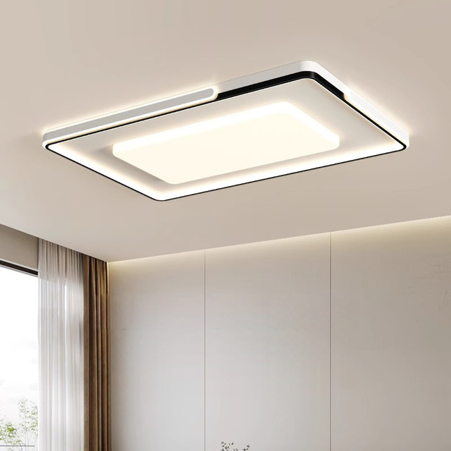 High Lumen IP44 Remote Control Modern Decor Lighting Living Room Bedroom Surface Mounted Smart Home Square Led Ceiling Light