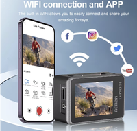 Dubbele lens 5k vlog mini 170 graden 1080p waterdichte wifi 4k 60fps sportcamera actie- & sportcamera accessoire SD-kaart