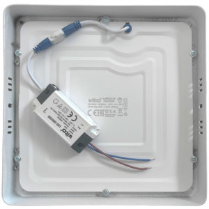 <b>Square</b> <b>Led</b> Wall Panel 210x210 20W 1900Lm Natural <b>Light</b> <b>Ceiling</b> <b>Light</b> - Product Image 2