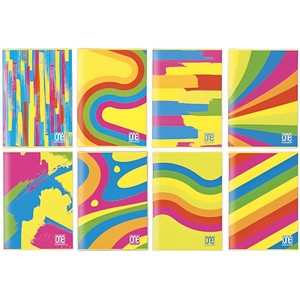 Carnet de notes MAXI FANTAFLUO - UN SEUL COLORIS - 20+1 feuilles A4 - Lignes assorties - Product Image 1
