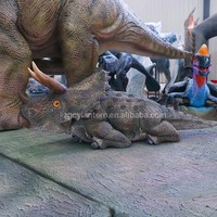 Dernier dinosaure animatronique Triceratops, robot chien IA, télécommande intelligente, compagnon pour tous les âges, pour l'aéroport et l'école