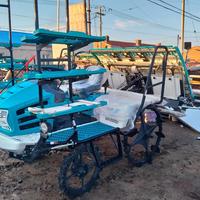 Machine à repiquer le riz à grande vitesse de type autoporté, 6/8 rangs, haute efficacité, avec moteur de 25 CV