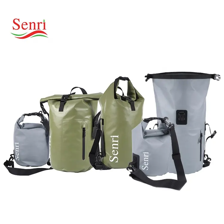 Custom Rugzak Waterdichte Dry Sack Bag Ocean Hiking Kajak Watersporten Outdoor 500d Pvc 5l 10l 20l 30l 40l Aangepaste SRD-20LAL