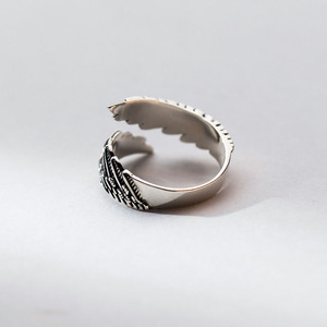 Vintage 925 Sterling Silver <strong>Angle</strong> <strong>Wings</strong> Open Adjustable Finger <strong>Rings</strong> for Women Party Gifts Jewelry - Product Image 3