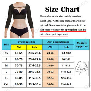 Vêtement de compression post-liposuccion, étape 1 et 2, façonneur de bras, bande de compression thoracique, <span class=keywords><strong>corset</strong></span>, bustier, manches longues, fajas, vêtements de maintien - Product Image 6