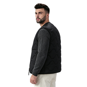 Gilet matelassé léger de haute qualité, nouveau design, gilet en duvet pour homme, <span class=keywords><strong>sans</strong></span> manches, gilet en duvet personnalisé, veste pour homme - Product Image 5
