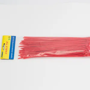 100 Pack Of Color Cable Ties Premium Nylon Zip Ties - Heavy Duty UV And Heat Resistant Tie Wraps