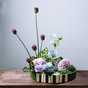 Fleur en céramique tissée Ware petite fleur à fleurs originale Art pilule casserole d'eau - Product Image 3